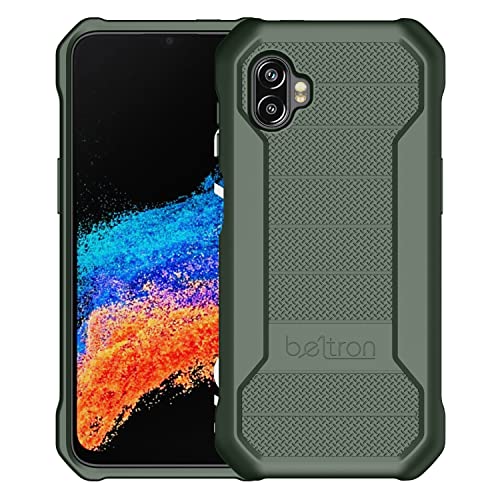 Image of BELTRON Galaxy XCover6 Pro Heavy Duty Case, Industrial Strength Armor Case with Reinforced Technology for Samsung Galaxy XCover 6 Pro 2022 SM-G736 (AT&T FirstNet Verizon) - Green
