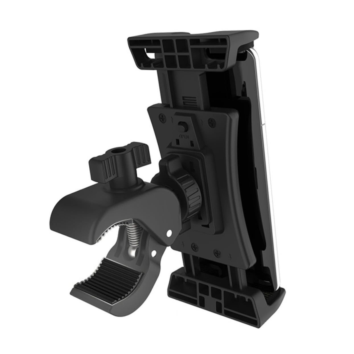 PLAFOPE Soporte para Teléfono De Bicicleta y Rotatorio Porta Móvil De Alta Resistencia Montaje Seguro para Ciclismo y Motocicleta Compatible Mayoría De Smartphones
