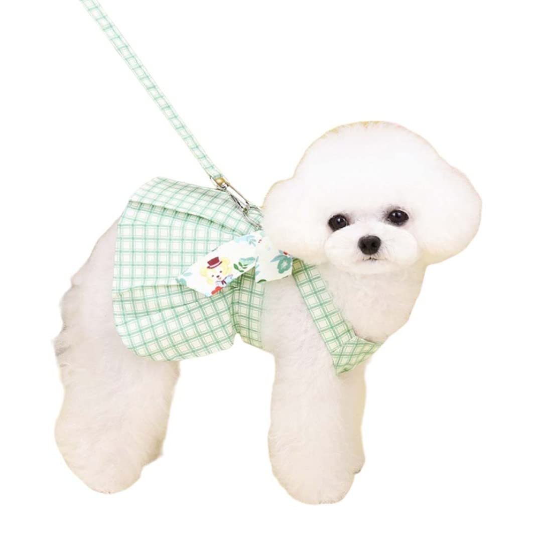 Harnais robe pour chien léger anti-irritation pour petit chiot en été