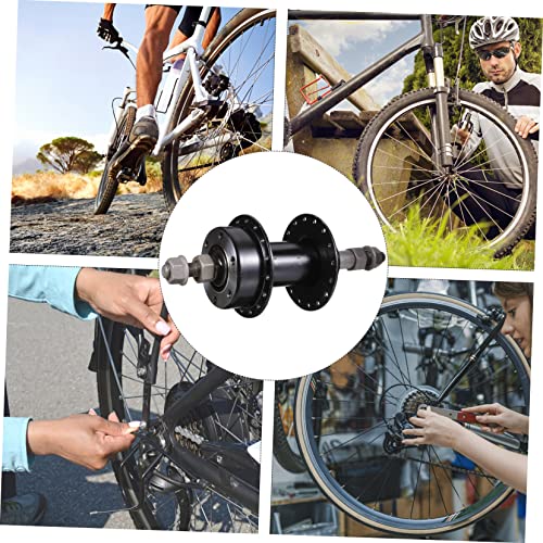 BESPORTBLE 1 Pc Cubo de Bicicleta Centro Cubo de Freno Metal Bicicleta Accesorios Herramienta de reparación de Bicicletas buje Trasero Antes y después de Componente Eje Llevando Planchar - imagen 9