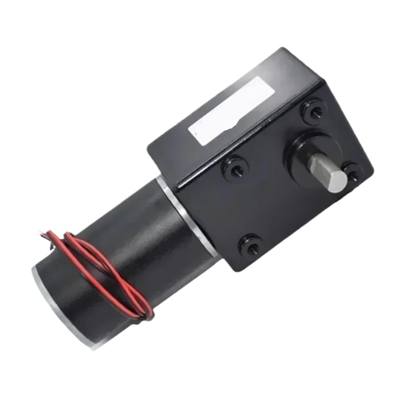 DC 12 V 24 V starkes Drehmoment, Metall-Turbo-Schneckengetriebe, Motor, umgekehrt, niedrige Drehzahl, 250 kg. cm, selbstsichernder Schneckengetriebemotor