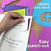 FreshCut Crafts Philippians 4:13 Punch-Out 3-D Paper Kit, 12 Colorful Tabletop Displays- Bible Craft for Kids Ages 5 & Up, Perfect for Sunday School, Church Activities, Homeschooling, Classroom Decor #3