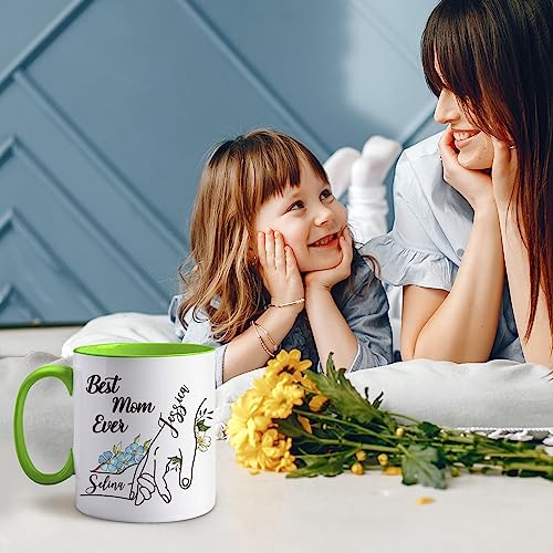 Mothers-Day-Birthday-Gifts-From-Daughter-Son-Kids-Personalized-Mom-Grandma-Mug-with-Name-11oz-Best-Mom-Ever-Present-Birthday-Unique-Gifts-for-Mom-Stepmoms-Wife-Women-7-Color-Mom-Mug