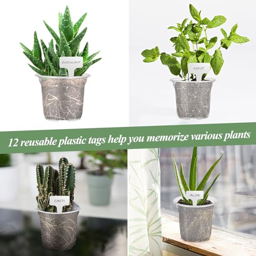 Image of Tigvio 133-Pack Hydroponic Grow Sponges kit - Replacement Seed Starter Pods Compatible with AeroGarden - Boost Root Growth - Ideal for Indoor Gardening - Includes 12 Tags & 1 Tweezer (133pack)