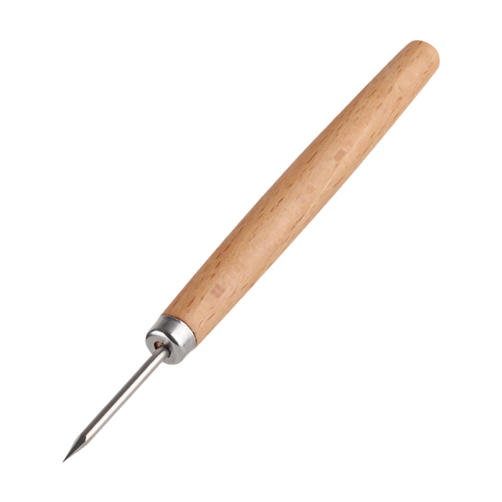 Precisely Model Trimming Tool with Comfortable Wooden Handle 6 Edges for Assembly and Hole Enlargement Model Set Border Cutter