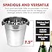 Chef Craft Hammered Champagne Bucket. 4 Quart. Stainless Steel