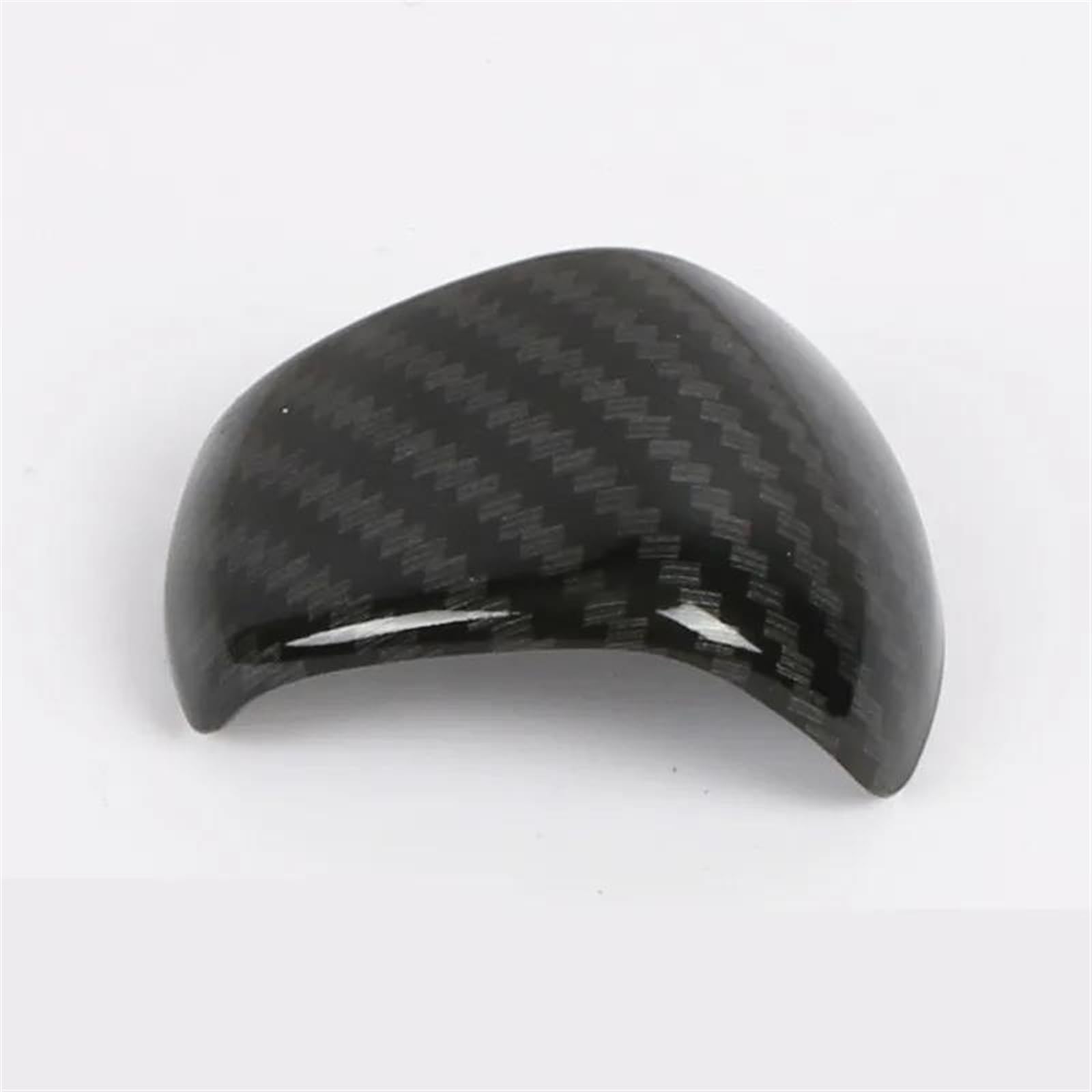 Auto Carbon Fiber Color ABS Center Console Gear Shift Head Decoration Cover Trim for Audi Q3 2019(Carbon Fiber Color)