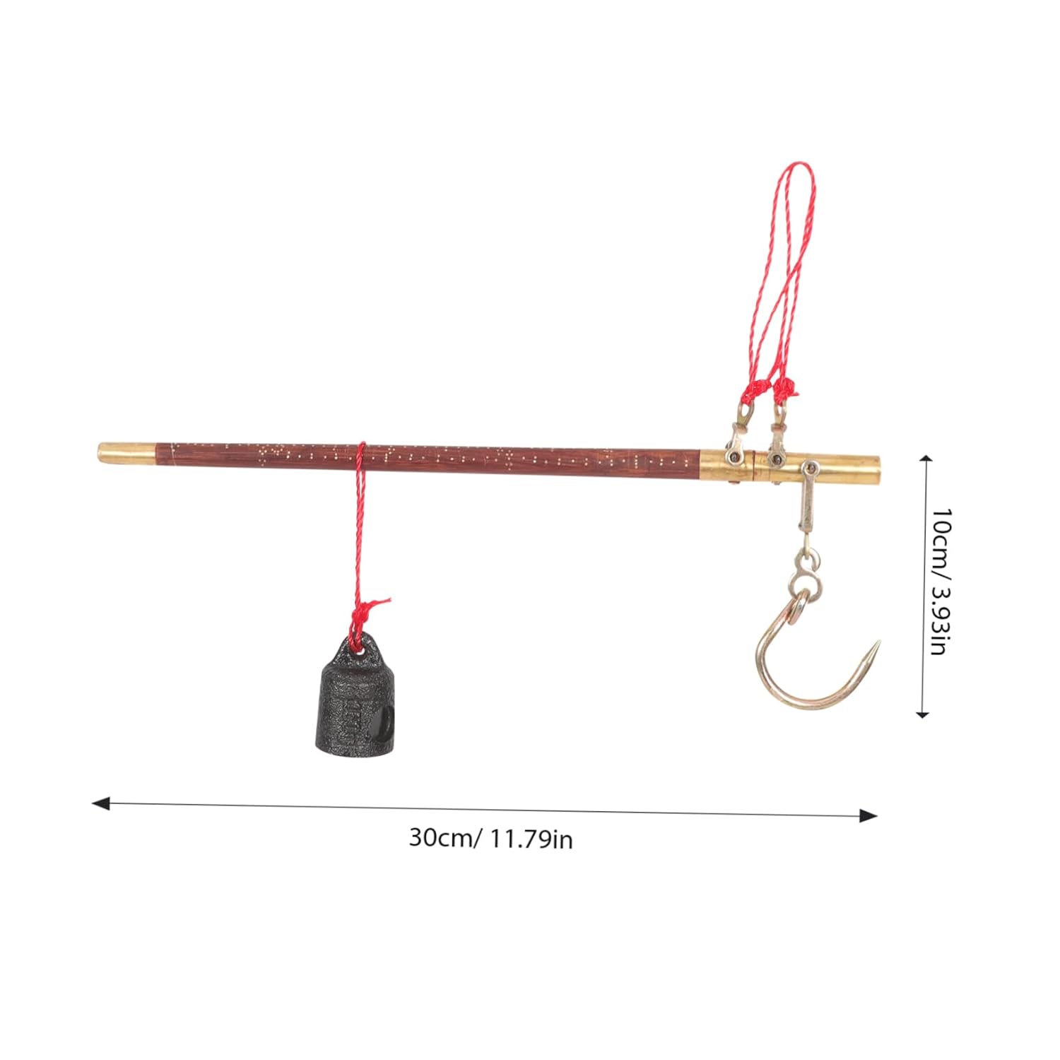 ULTECHNOVO Traditional Chinese Medicine Scale Wooden Pole Scale Multi-Function Kitchen Precise Grams Weighing Medicine Weights Easy to Use and Install Home Decor