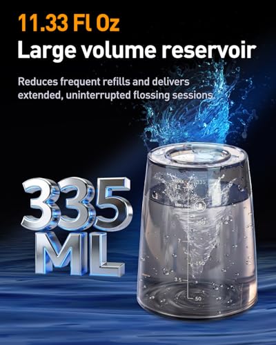 Image of MySmile LP221 Cordless Water Flossers for Teeth w /UVC Light & OLED Display