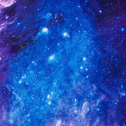 Image of NINENINE Galaxy Comforter Girls Twin Bedding Sets Purple Comforter Set Bed in a Bag Twin Space Bedding Set with 1 Comforter 1Pillowcase