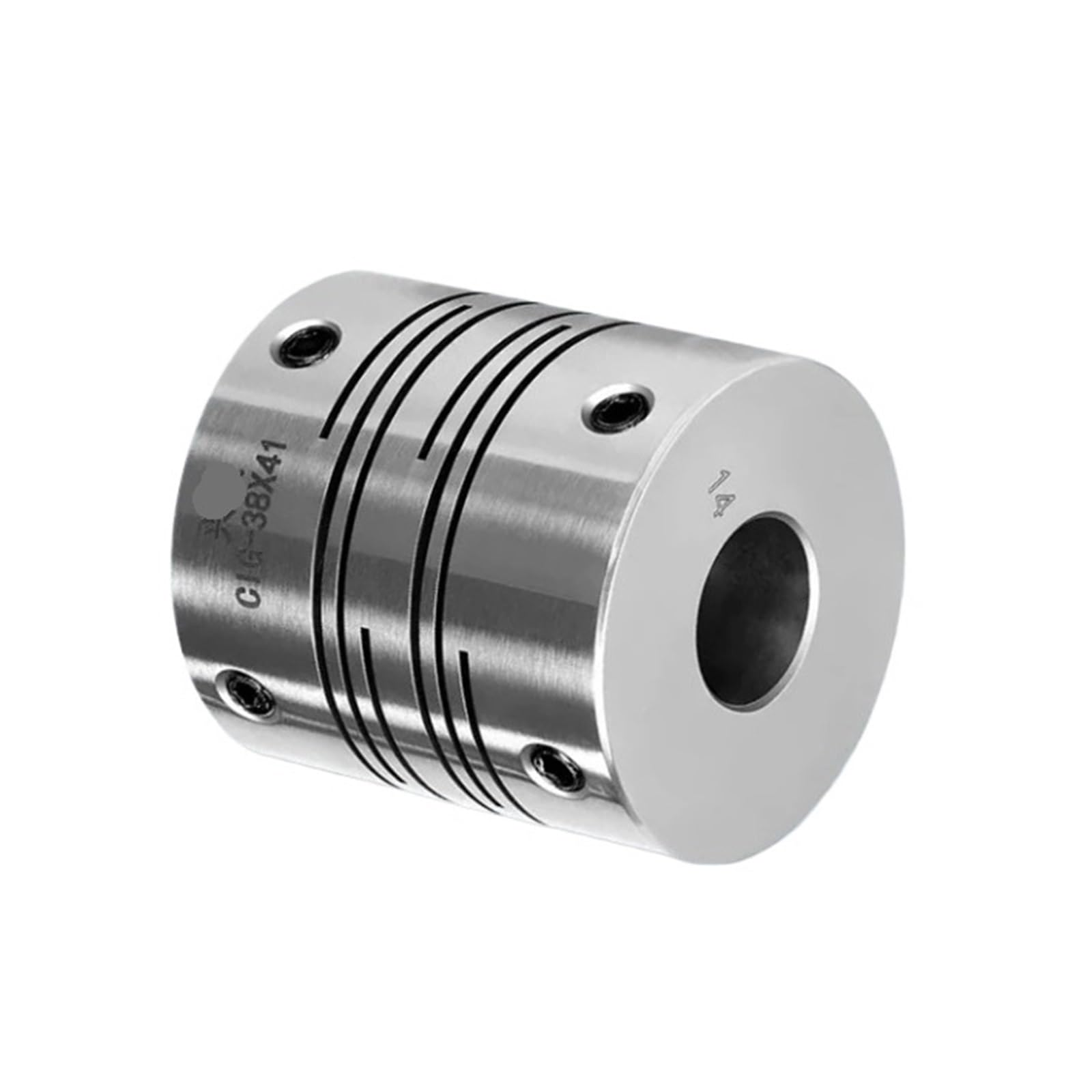 Acoplamiento Acoplador flexible de acero inoxidable CIG-28.6X28.6 Piezas CNC(CIG-28.6x28.6-6x10)