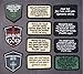 Bastion Morale Patches (Matthew 5:9, Black) | 3D Embroidered Patches with Hook & Loop Fastener Backing | Well-Made Clean Stitching | Christian Patches Ideal for Tactical Bag, Hats & Vest