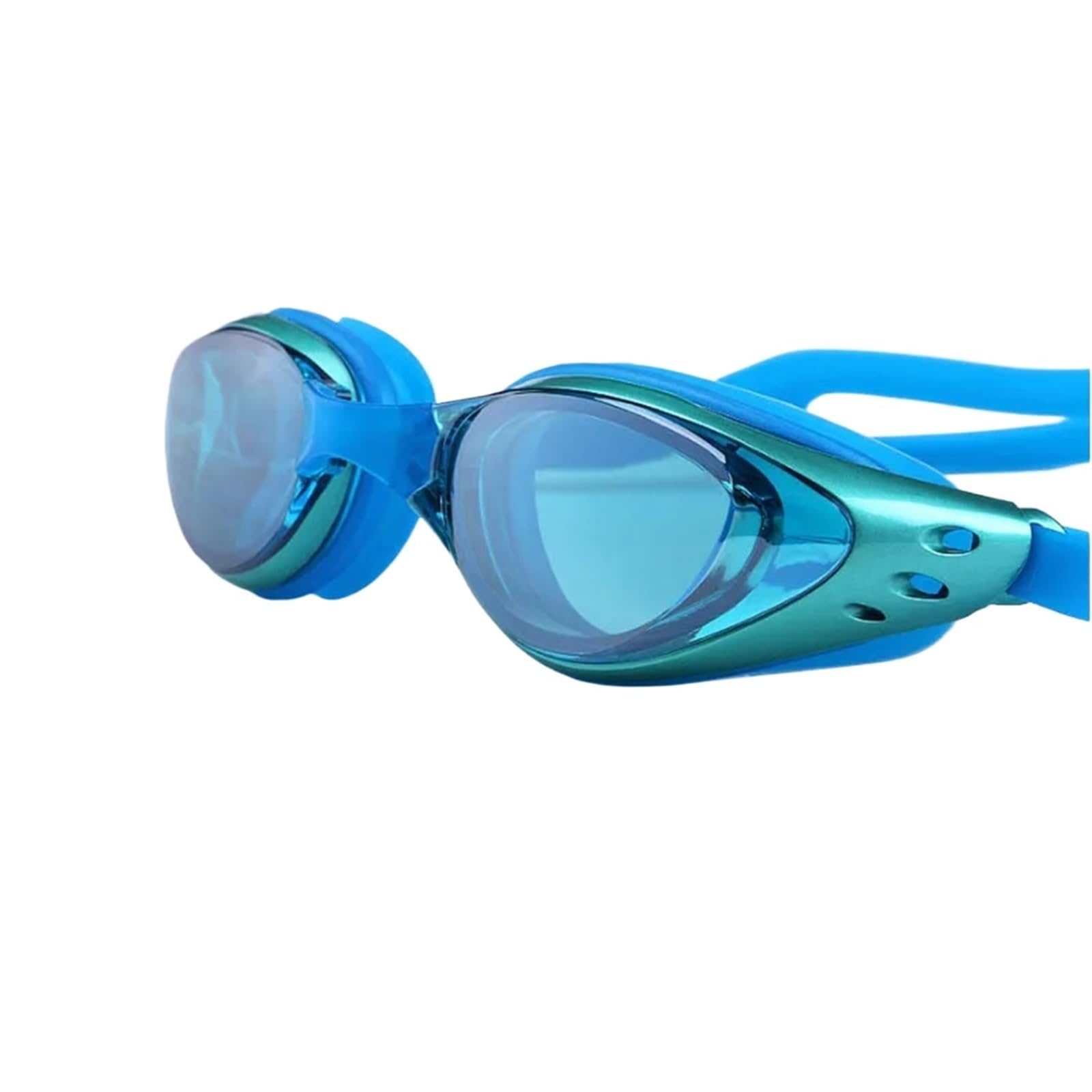 JUANYAO Schwimmbrille Schwimmbrille, wasserdicht, Antibeschlag, Schwimmbrille, Silikon, Taucherbrille, Erwachsene und Kinder Für Schwimmen(Sky Blue)