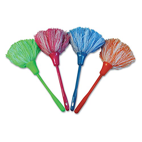 Boardwalk MicroFeather Mini Microfiber Feathers Duster, Assorted Colors, 11