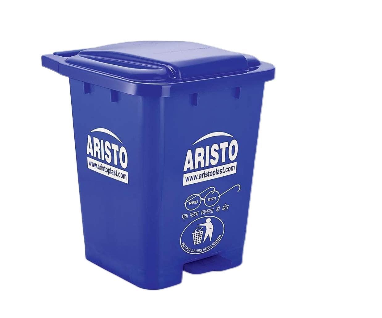 ARISTO Plastic Pedal Garbage Waste Dustbin 45 LTR BLUE
