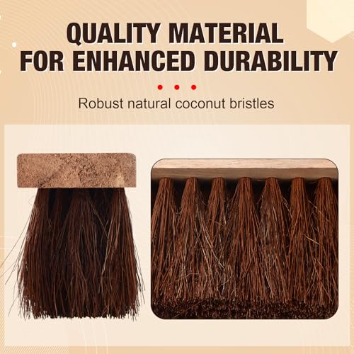 Image of Vesici 6 Pcs Deck Brush Heads 19.7 x 2.4 Inch Heavy Duty Replacement Wide