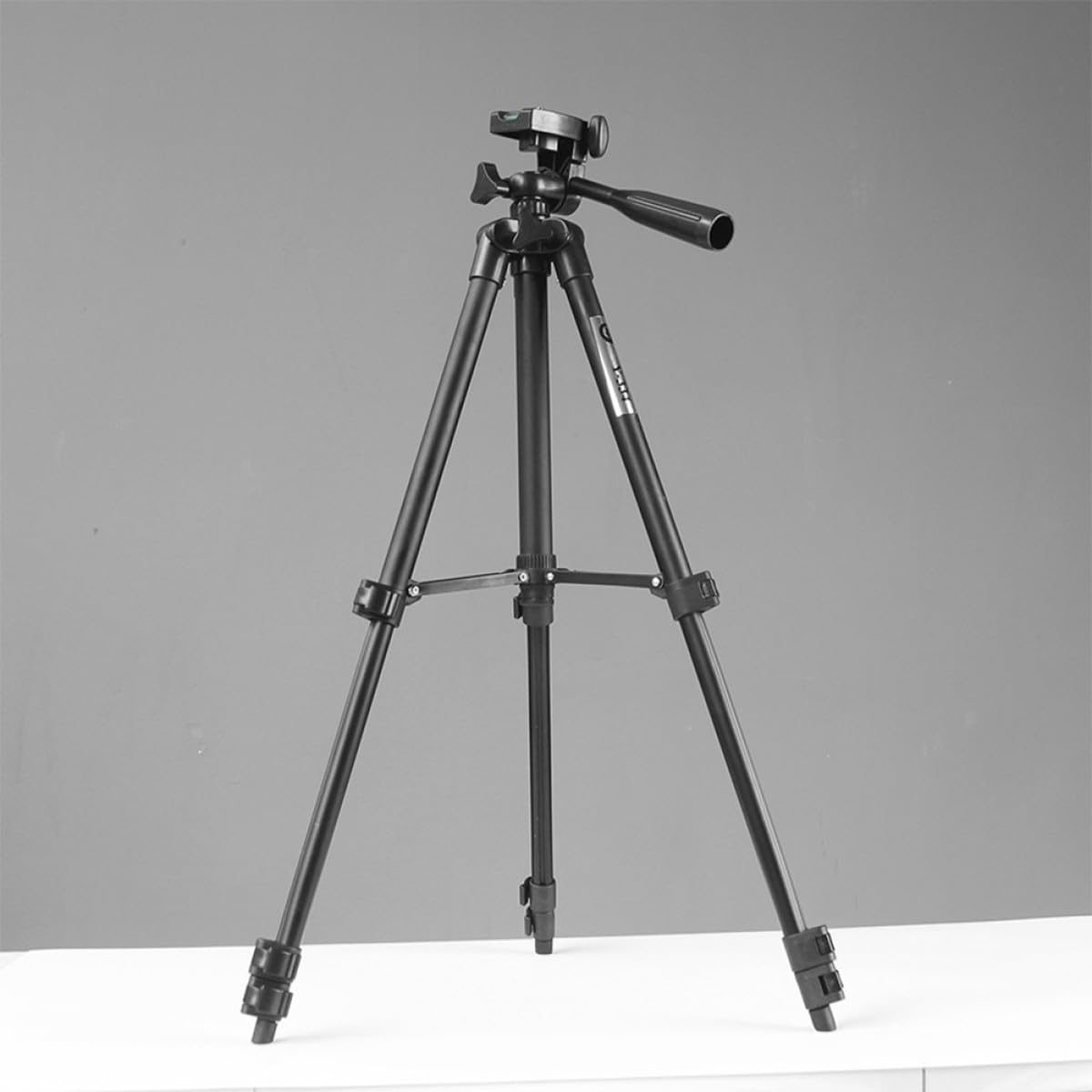 Mini Trípode para Cámara de Aluminio Negro 4 Secciones | Soporte Multifunción Práctico y Resistente Deformación Uso en Viaje y Exterior
