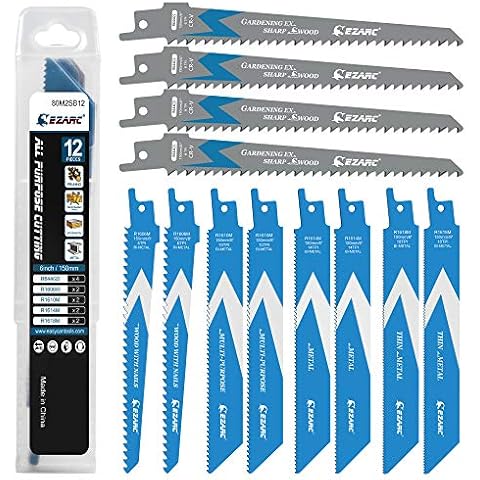 EZARC 12-Piece Reciprocating Saw Accessory Set Cover