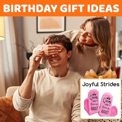 Image of HAPPYPOP Birthday Gifts Ideas for Mom - Pink Month Birthday Socks for Women