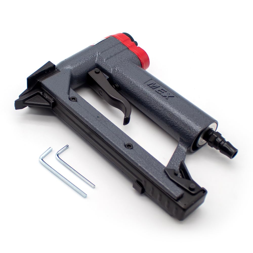 Pneumatic Picture Frame Nail Gun, P515 Nailer Photo Frame Mirror Frame Pin Gun Portable Handheld Air Stapler 0.4-0.7Mpa