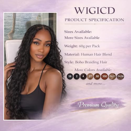 Human Hair Blend For Boho Braids