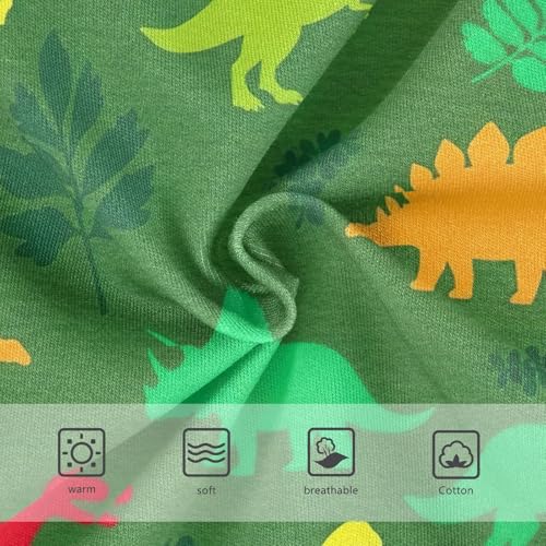 Colorful Dinosaurs Toddler Cotton Underwear, Girl Underwear, 2T–8 Years3