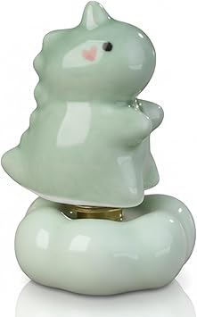 Fidget Toys for Kids Stress Relief Sensory Executive Desk Toys Spinner Ceramic for Adults Novelty Spinning Tops for Party Favors Stocking Stuffers Bulk for Boys and Girls, Green Dinosaur