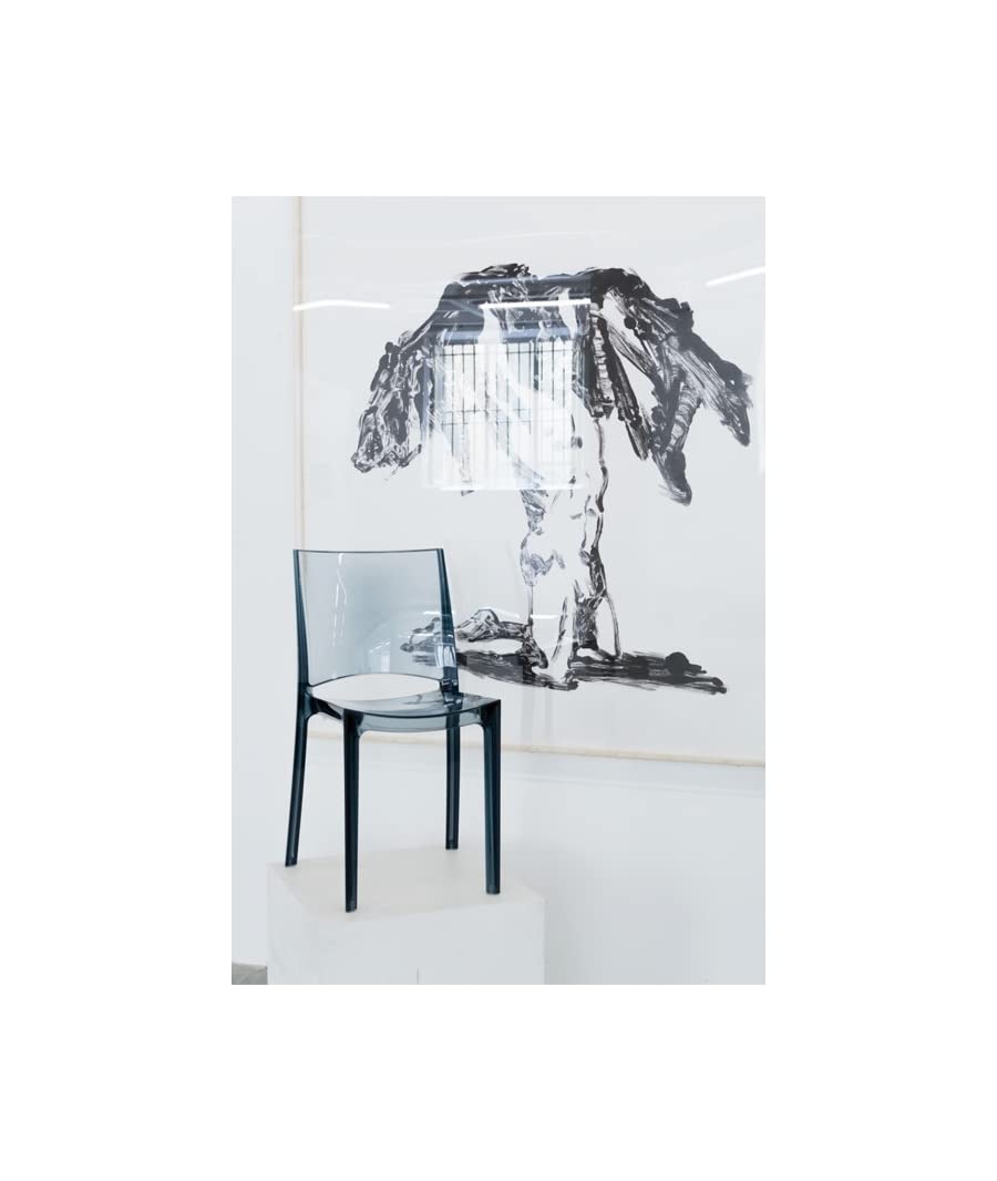 Grandsoleil, Upon B-Side - Sedia impilabile, in policarbonato, 51 cm x 49 cm x 80 cm, trasparente