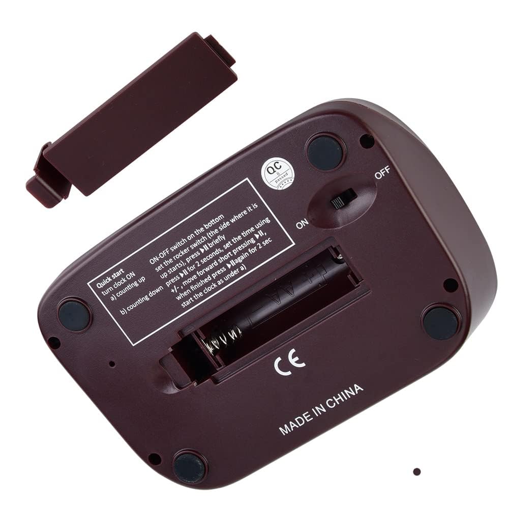 Reloj de ajedrez, Temporizador Digital Profesional con Alarma Integrada Reloj Juegos de Mesa para Torneos Escolares Clubes y Familias