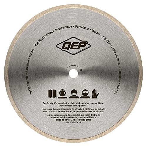 Qep 6-1003Q Continuous Rim Diamond Blade, 10-Inch Diameter, 5/8-Inch Arbor, Wet Cutting, 6115 Maximum Rpm #TOP2