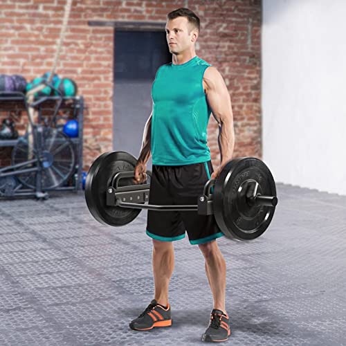 Kipika Adjustable Dumbbell to Barbell Converter - EZ Curling Bar Adapter - Versatile Weightlifting Equipment for Home Gym (A. Black Steel Sleeve) - image 6