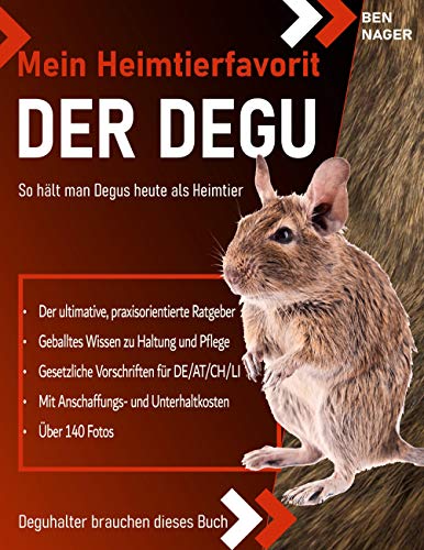 Der Degu: So hält man Degus heute als Heimtier (Mein Heimtierfavorit)