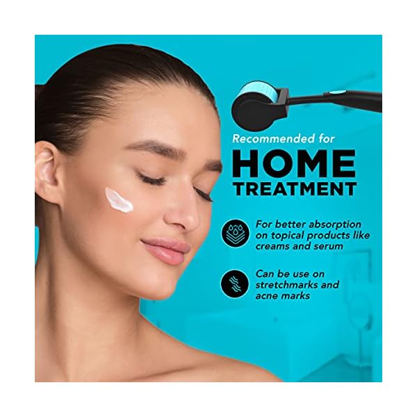 Derma Roller for Face & Body, 0.25mm Needle Roller Face, 192 Titanium