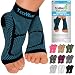 TechWare Pro Ankle Brace Compression Sleeve - Relieves Achilles Tendonitis, Joint Pain. Plantar Fasciitis Foot Sock with Arch Support Reduces Swelling & Heel Spur Pain. Injury Recovery for Sports