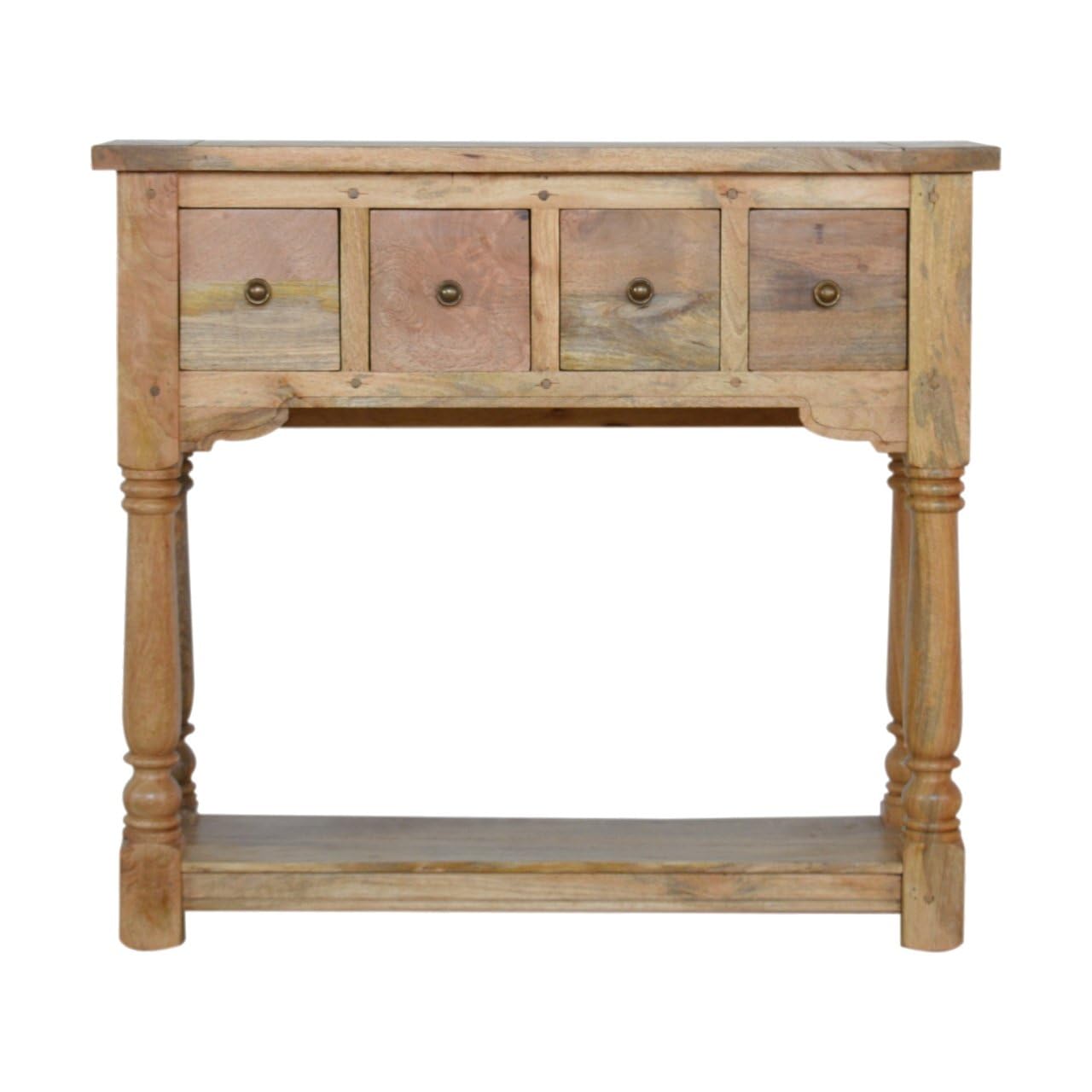 artisan FURNITURE Granary Royale 4 Drawer Console Table ASB326