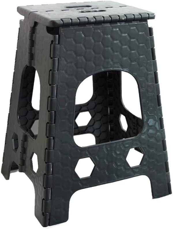 Taburete Plegable Cocina Gris Marca FOXCUP