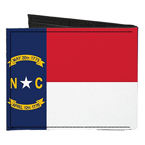 Buckle-Down Canvas Bi-fold Wallet-North Carolina Flag2