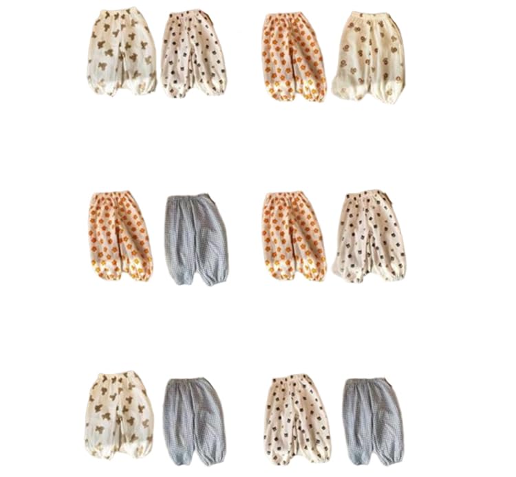 Amazon.co.jp: 2枚セット キッズ ダブルガーゼ ロングパンツ 虫除け 春