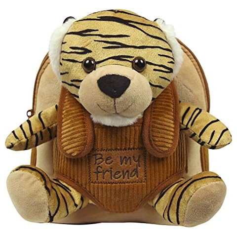 PERLETTI Mochila Infantil Grande de Tigre de Peluche Cover