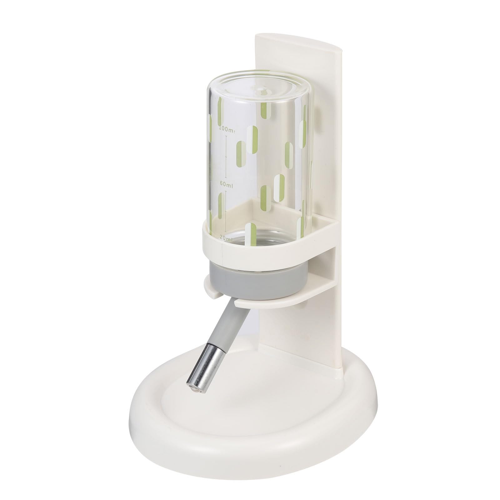 Garneck Hamster Trinkflasche mit Auslaufsicherer Wasserzufuhr und Transparentem Design aus Abs und Glas für Kleine Haustiere im Haushalt