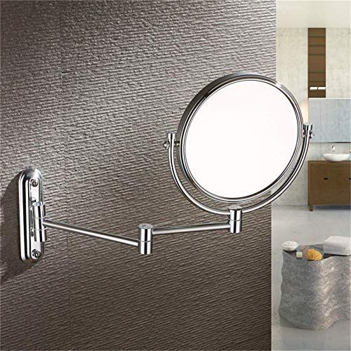 Miroir de courtoisie extensible 360 pour une salle de bain moderne