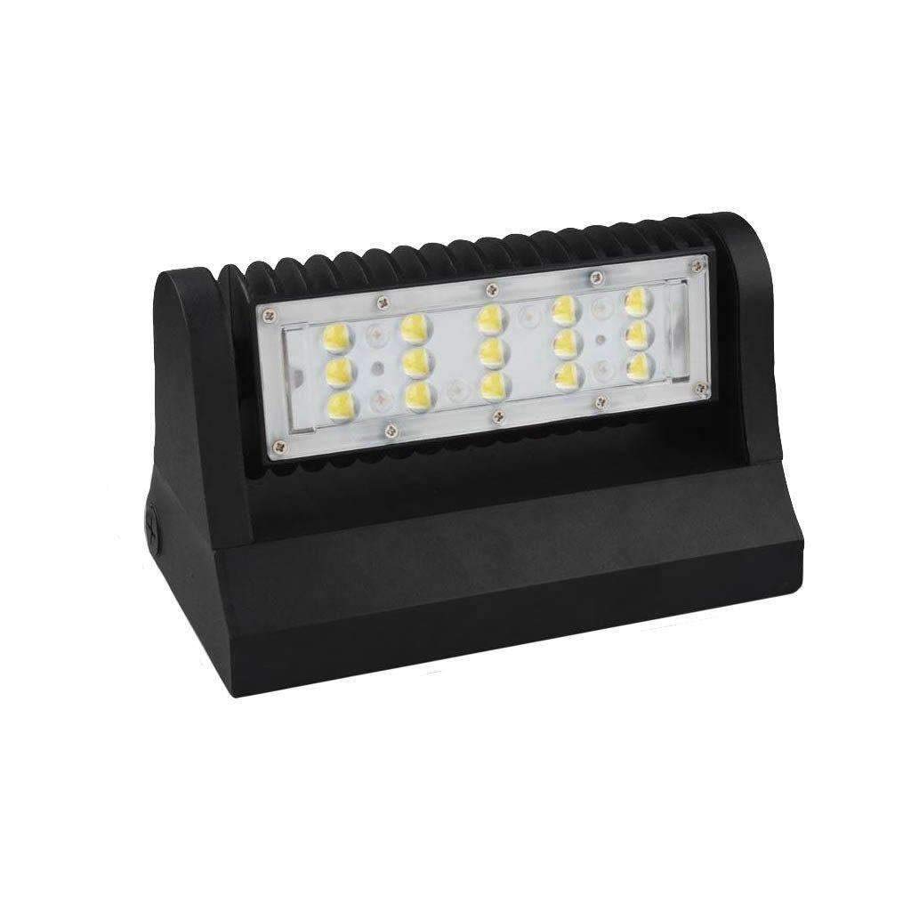 LEDMyplace 40W Rotatable LED Wall Pack Light with Adjustable Head, IP65 Waterproof, Commercial Security Lighting Fixtures, 5700K Cool White, 5400 Lumens, Outdoor Wall Lights for Warehouses, Garage