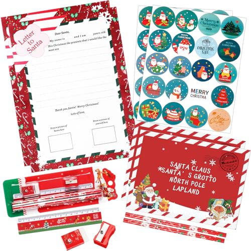 Kit de Lettres au Père Noël Clabby idéal pour garnir le calendrier de l'Avent