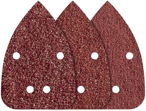 HKB ® 120 Stück Klett-Schleifblätter 105x152 Mm Je 20 X K40/60/80/120