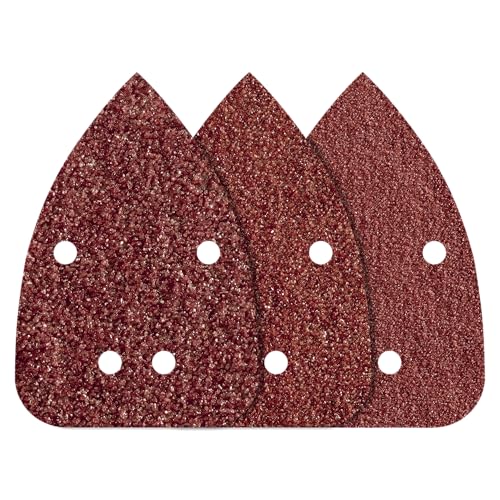 Patins Triangulaires Auto-agrippants - OUTIFRANCE - Lot De 5 - Grain 40