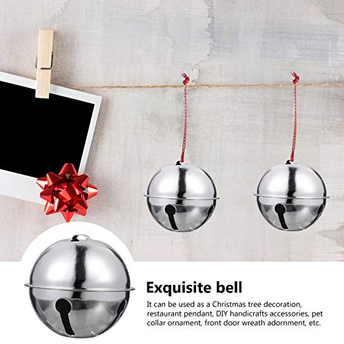 6 Sinos Jingle Bells Artesanato da EXCEART Pequenos Pratos Decorativos de Sinos para o Natal
