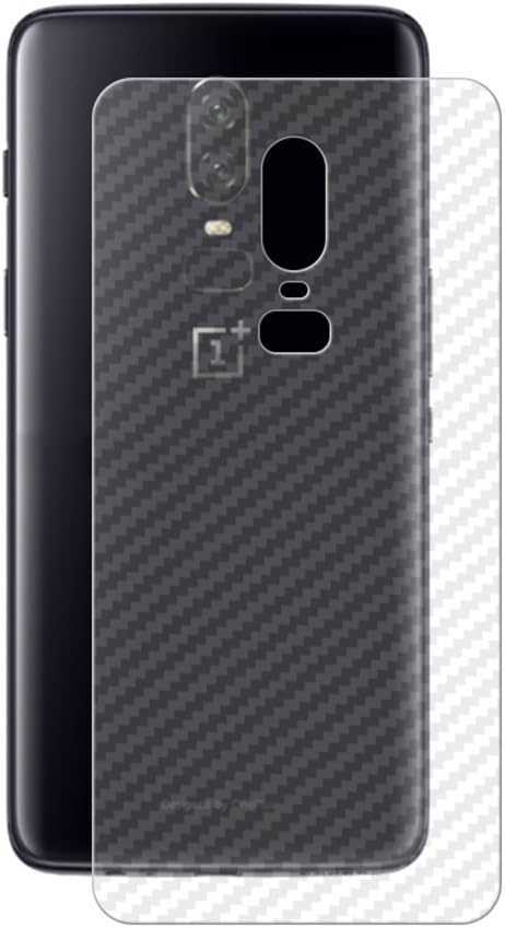 Oneplus 6 1+ 6 Back Screen Protector 3D Carbon Fiber Ultra Thin Protective Film-2 Packs-Transparent