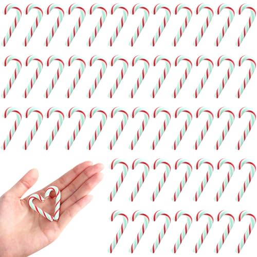 Bastones de Caramelo Navidad, 50 Piezas Mini Bastones Caramelos Navideños, Decoración Colgante Bastón Caramelos, Pequeños Adornos Bastón Caramelo para Arboles de Navidad, Coronas, Chimeneas Bastones de Caramelo Navidad, 50 Piezas Mini Bastones Caramelos Navideños, Decoración Colgante Bastón Caramelos, Pequeños Adornos Bastón Caramelo para Arboles de Navidad, Coronas, Chimeneas