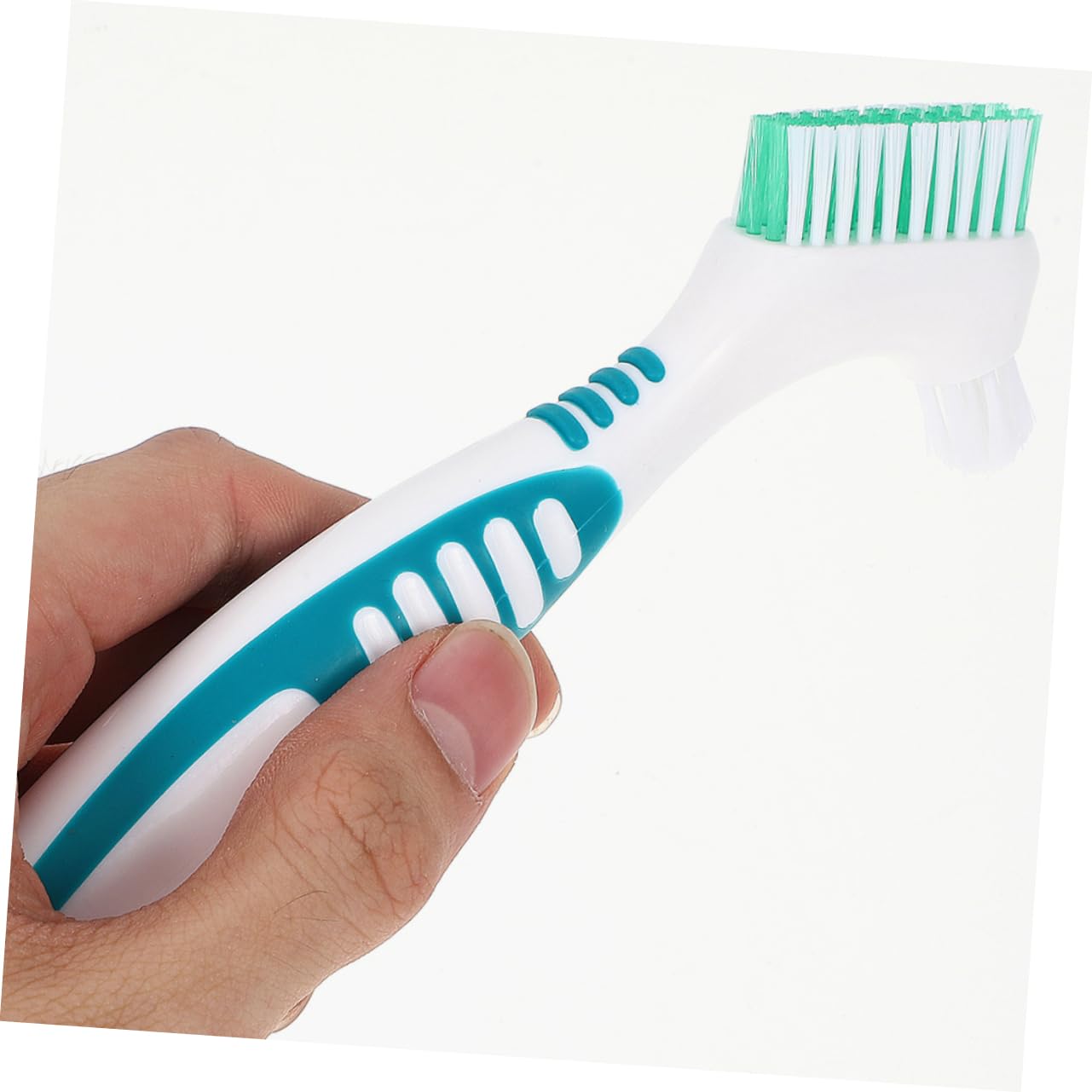COLLBATH 20pezzi Spazzolino Per Dentiere Antiscivolo Spazzole Per e Dentiere Per Setole Morbide e Ergonomiche Per Orale