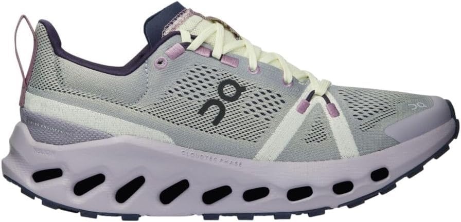 On Women's Cloudsurfer Trail Hiking Shoe, Seedling/Lilac (Seedling|Lilac, US Footwear Size System, Adult, Woman, Numeric, Medium, 9.5)2